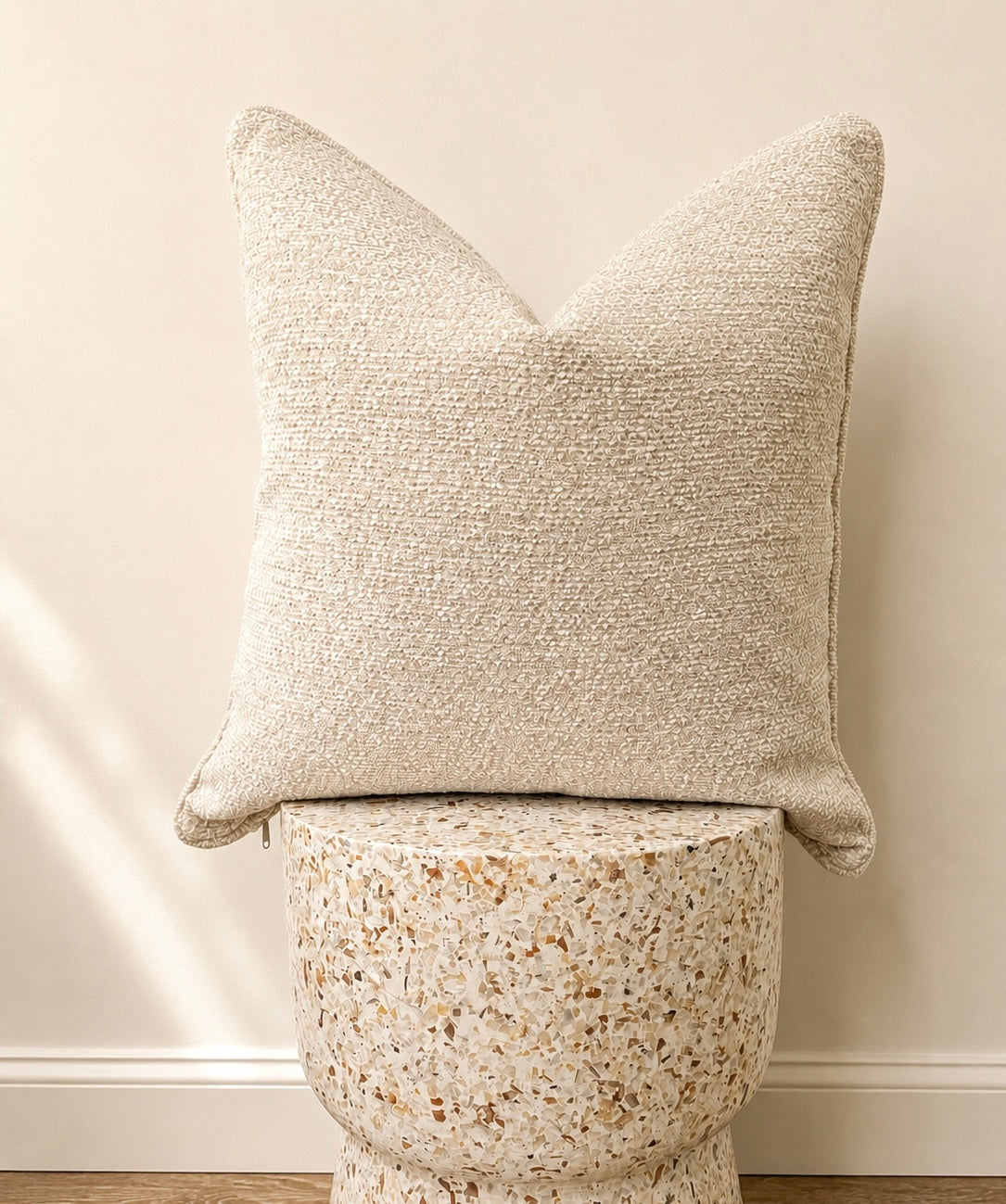 The Bouclé Ivory Cushion