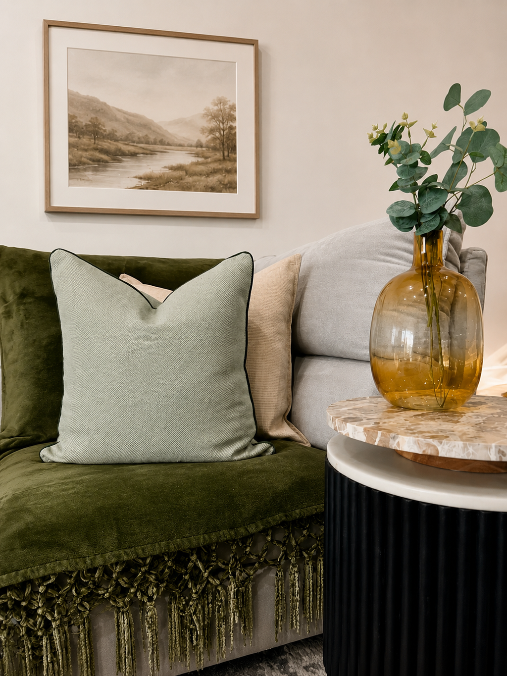 The Olive  Hue Cushion